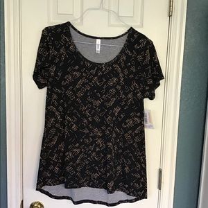 LuLaRoe Classic T Size Medium Black